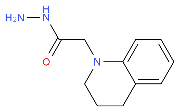 (3,4-Dihydro-2H-quinolin-1-yl)-acetic acid hydrazide_Molecular_structure_CAS_)