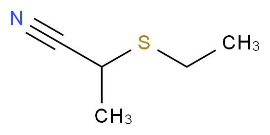 2-(ethylsulfanyl)propanenitrile_Molecular_structure_CAS_)