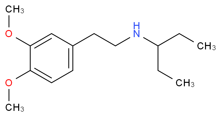 N-[2-(3,4-dimethoxyphenyl)ethyl]pentan-3-amine_Molecular_structure_CAS_461408-09-3)