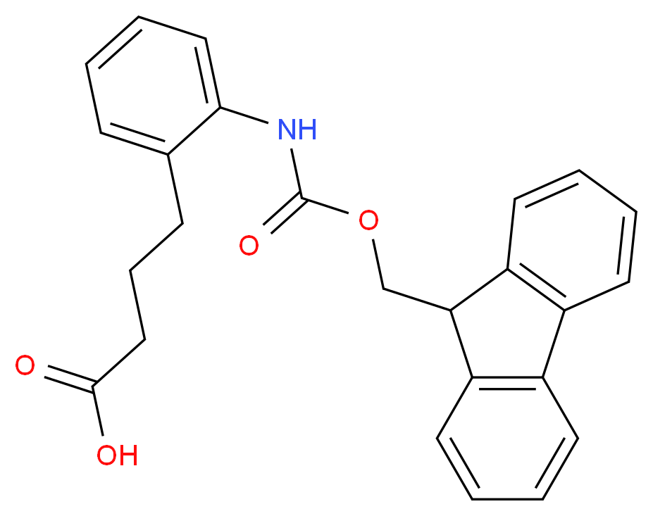 Fmoc-4-(2-aminophenyl)butanoic acid_Molecular_structure_CAS_)