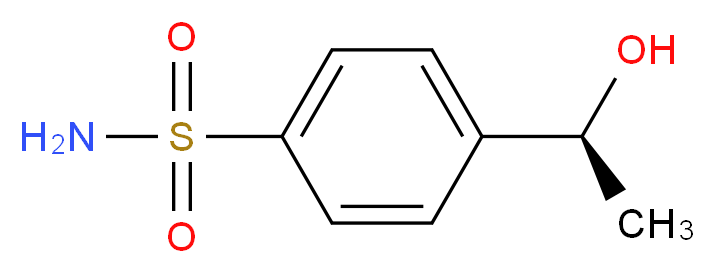 4-[(1S)-1-hydroxyethyl]benzene-1-sulfonamide_Molecular_structure_CAS_)