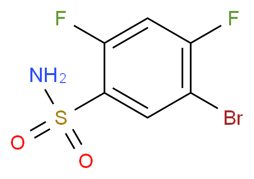 5-Bromo-2,4-difluorobenzenesulphonamide 97%_Molecular_structure_CAS_)