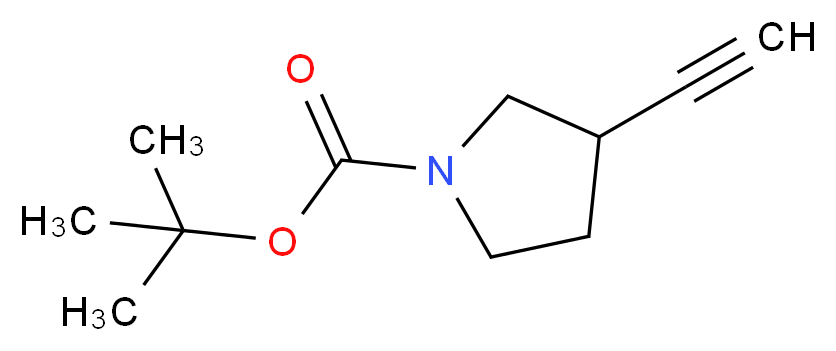 1-PYRROLIDINECARBOXYLIC ACID, 3-ETHYNYL-, 1,1-DIMETHYLETHYL ESTER_Molecular_structure_CAS_287193-00-4)