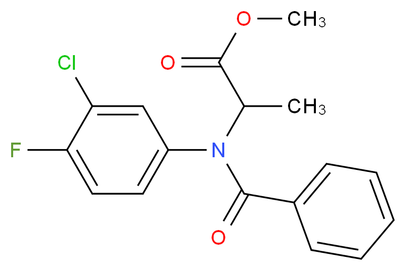 Flamprop-methyl_Molecular_structure_CAS_52756-25-9)