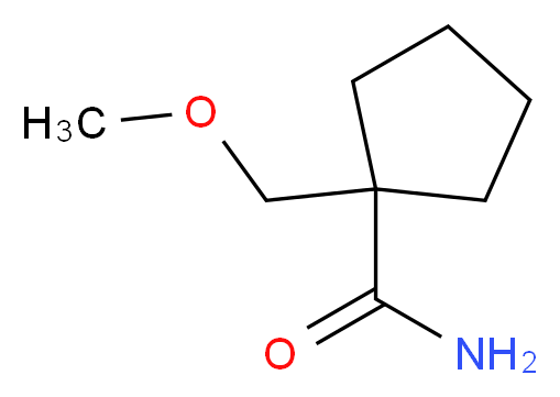 1-(Methoxymethyl)cyclopentanecarboxamide_Molecular_structure_CAS_)
