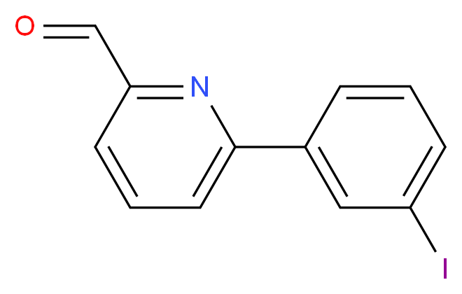 6-(3-IODOPHENYL)PYRIDINE-2-CARBALDEHYDE_Molecular_structure_CAS_)