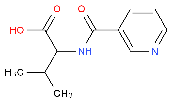 3-methyl-2-(nicotinamido)butanoic acid_Molecular_structure_CAS_)
