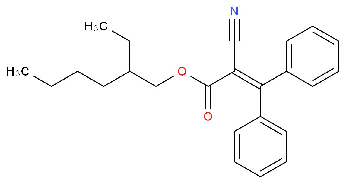 2-Ethylhexyl 2-cyano-3,3-diphenylacrylate_Molecular_structure_CAS_6197-30-4)