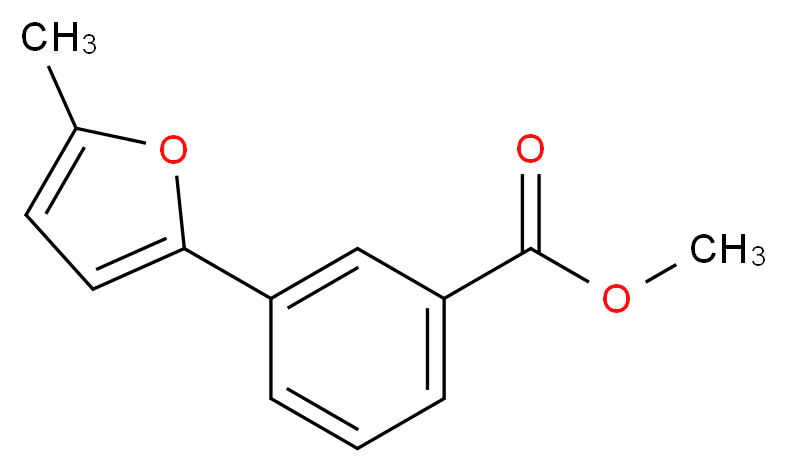 Methyl 3-(5-methylfur-2-yl)benzoate_Molecular_structure_CAS_)