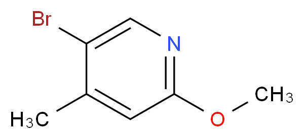 5-Bromo-2-methoxy-4-methylpyridine_Molecular_structure_CAS_164513-39-7)