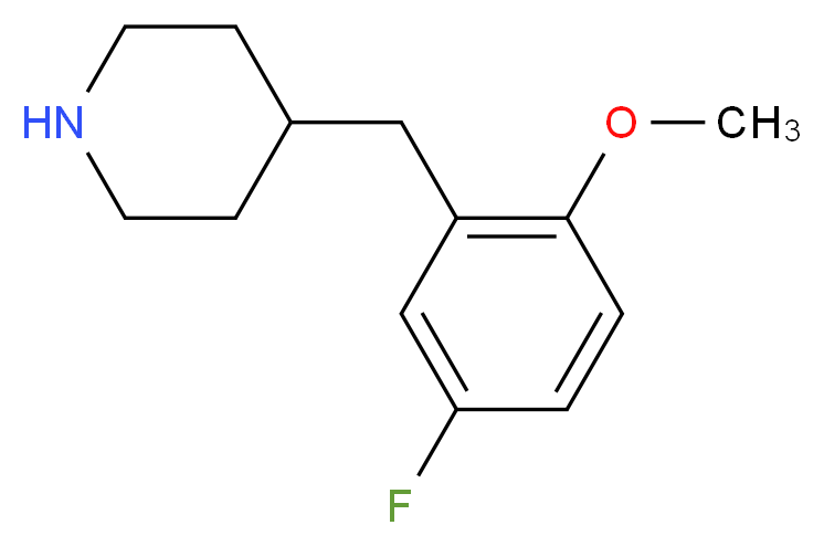 4-(5-FLUORO-2-METHOXY-BENZYL)-PIPERIDINE_Molecular_structure_CAS_955314-86-0)