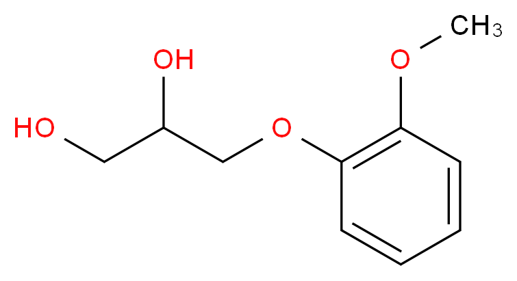 3-(2-Methoxyphenoxy)propane-1,2-diol 99+%_Molecular_structure_CAS_93-14-1)
