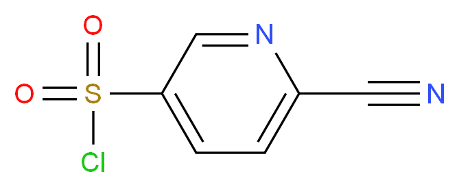 6-Cyanopyridine-3-sulfonyl Chloride_Molecular_structure_CAS_)