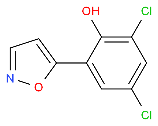 2,4-Dichloro-6-(5-isoxazolyl)phenol_Molecular_structure_CAS_288401-44-5)