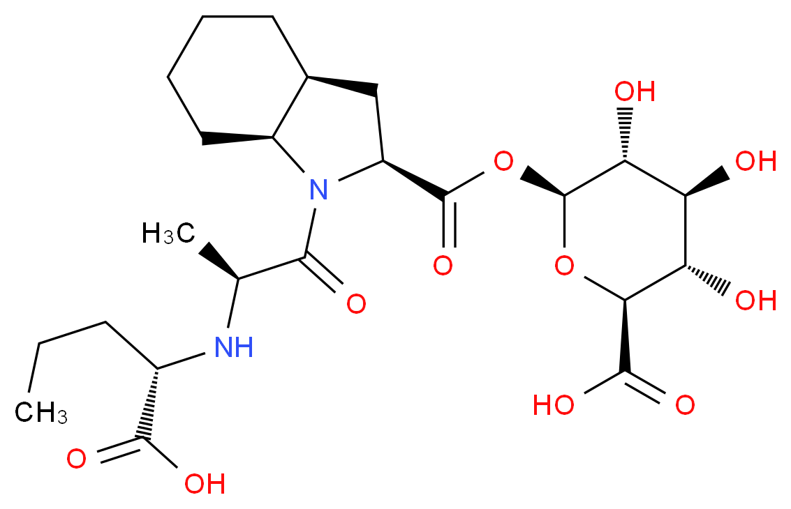 Perindoprilat Acyl-β-D-glucuronide_Molecular_structure_CAS_)