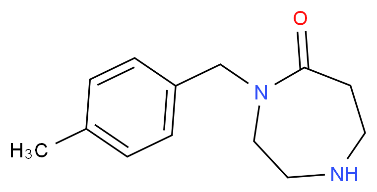 4-(4-Methylbenzyl)-1,4-diazepan-5-one_Molecular_structure_CAS_)