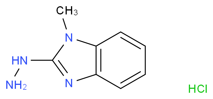 (1-Methyl-1H-benzoimidazol-2-yl)-hydrazine hydrochloride_Molecular_structure_CAS_)