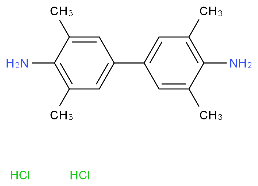 3,3',5,5'-Tetramethylbenzidine dihydrochloride_Molecular_structure_CAS_64285-73-0)