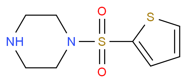 1-(2-Thienylsulfonyl)piperazine_Molecular_structure_CAS_)