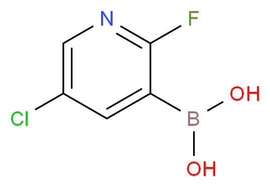 5-Chloro-2-fluoropyridine-3-boronic acid_Molecular_structure_CAS_937595-70-5)