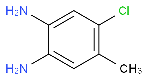 4-chloro-5-methylbenzene-1,2-diamine_Molecular_structure_CAS_63155-04-4)