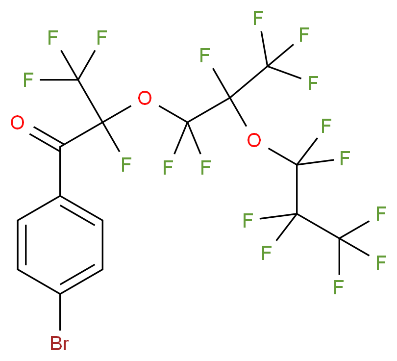 1-(4-Bromophenyl)perfluoro-2,5-dimethyl-3,6-dioxanonan-1-one_Molecular_structure_CAS_67727-74-6)