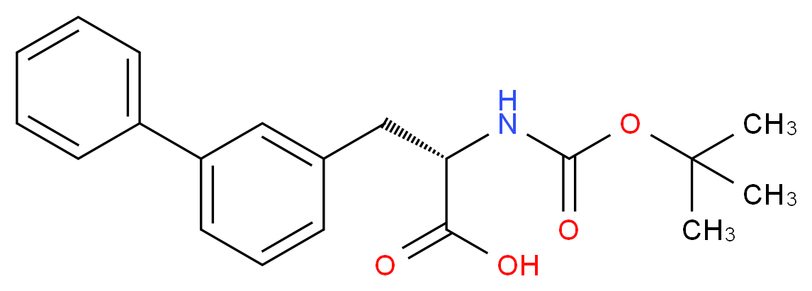 (2S)-2-[(TERT-BUTOXY)CARBONYLAMINO]-3-(3-PHENYLPHENYL)PROPANOIC ACID_Molecular_structure_CAS_608528-91-2)