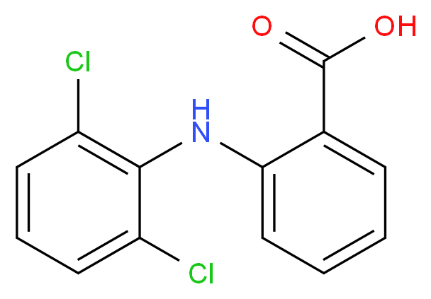 Diclofenac Carboxylic Acid (Diclofenac Metabolite)_Molecular_structure_CAS_13625-57-5)