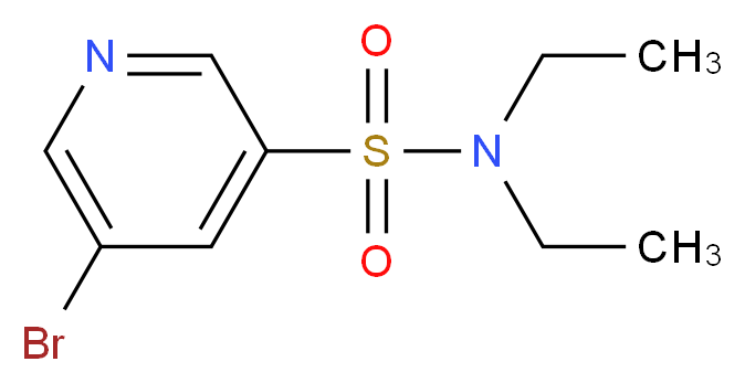 5-Bromo-N,N-diethylpyridine-3-sulphonamide 95%_Molecular_structure_CAS_62009-37-4)