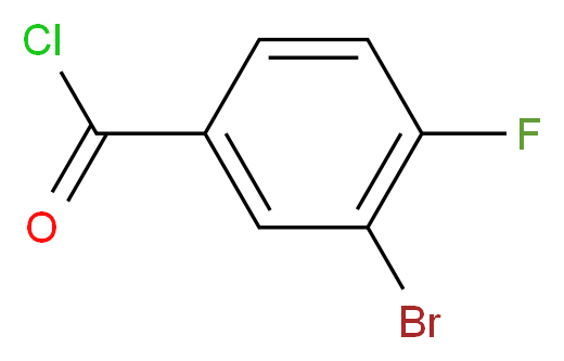 3-Bromo-4-fluorobenzoyl chloride_Molecular_structure_CAS_672-75-3)