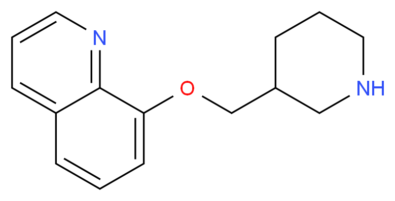 8-(3-Piperidinylmethoxy)quinoline_Molecular_structure_CAS_)