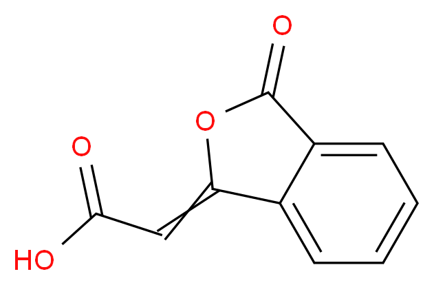 2-(3-oxo-1,3-dihydroisobenzofuran-1-yliden)acetic acid_Molecular_structure_CAS_4743-57-1)