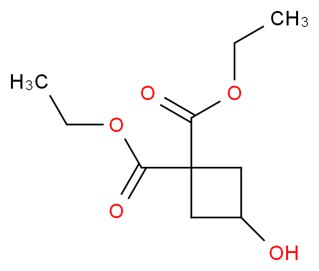 Diethyl 3-hydroxycyclobutane-1,1-dicarboxylate_Molecular_structure_CAS_99974-66-0)