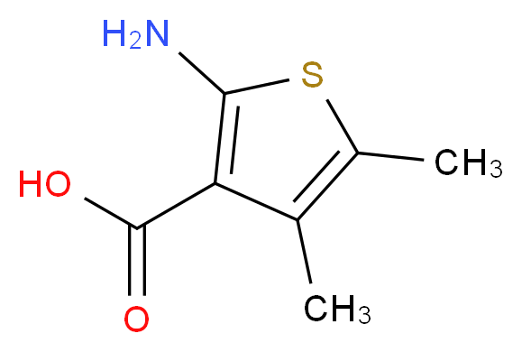2-Amino-4,5-dimethylthiophene-3-carboxylic acid_Molecular_structure_CAS_)