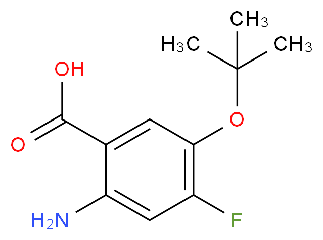 2-amino-5-(tert-butoxy)-4-fluorobenzoic acid_Molecular_structure_CAS_)