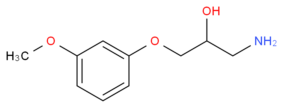 1-Amino-3-(3-methoxy-phenoxy)-propan-2-ol_Molecular_structure_CAS_)