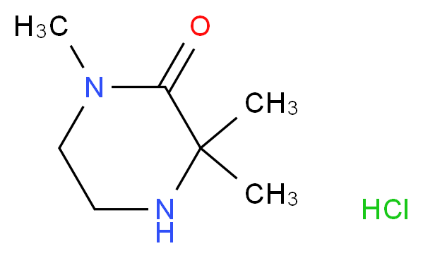 1,3,3-trimethylpiperazin-2-one hydrochloride_Molecular_structure_CAS_)