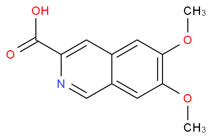 6,7-dimethoxyisoquinoline-3-carboxylic acid_Molecular_structure_CAS_)