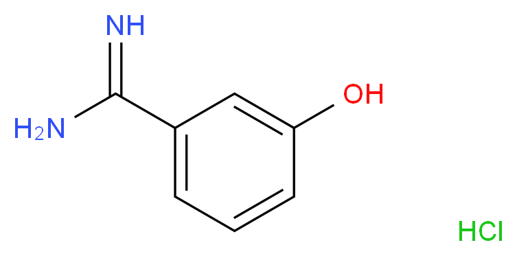 3-Hydroxybenzamidine hydrochloride_Molecular_structure_CAS_63502-89-6)