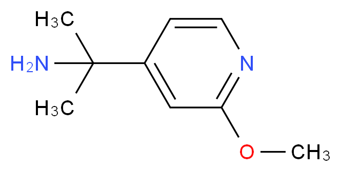 2-(2-methoxypyridin-4-yl)propan-2-amine_Molecular_structure_CAS_1060807-38-6)