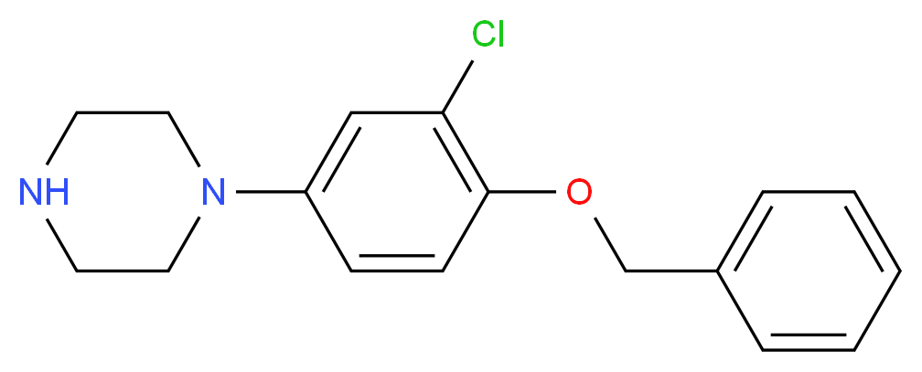 1-(4-Benzyloxy-3-chlorophenyl)piperazine_Molecular_structure_CAS_800371-67-9)
