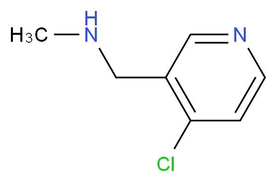 1-(4-chloropyridin-3-yl)-N-methylmethanamine_Molecular_structure_CAS_823189-18-0)