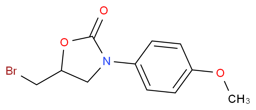5-(Bromomethyl)-3-(4-methoxyphenyl)-1,3-oxazolidin-2-one_Molecular_structure_CAS_121082-86-8)