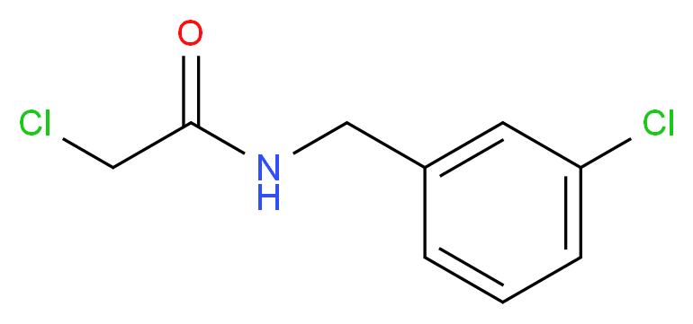 2-chloro-N-(3-chlorobenzyl)acetamide_Molecular_structure_CAS_99585-87-2)