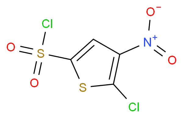 2-Chloro-3-nitrothiophene-5-sulphonyl chloride_Molecular_structure_CAS_58457-24-2)