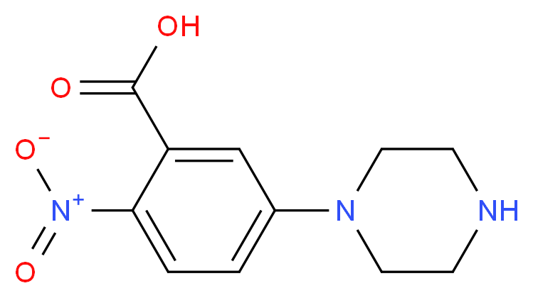 2-nitro-5-piperazin-1-ylbenzoic acid_Molecular_structure_CAS_)