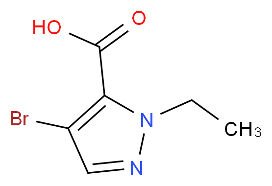 4-Bromo-1-ethyl-1H-pyrazole-5-carboxylic acid_Molecular_structure_CAS_)