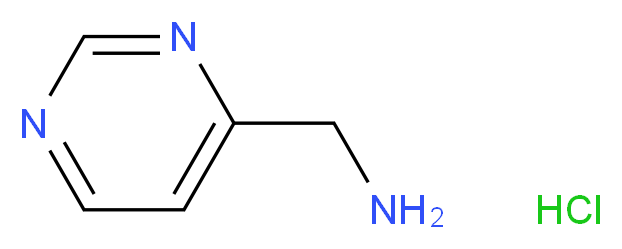 4-(Aminomethyl)pyrimidine hydrochloride_Molecular_structure_CAS_1138011-17-2)
