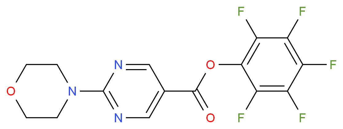 pentafluorophenyl 2-morpholin-4-ylpyrimidine-5-carboxylate_Molecular_structure_CAS_941717-05-1)