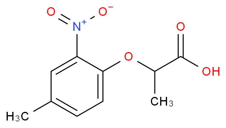 2-(4-Methyl-2-nitrophenoxy)propanoic acid_Molecular_structure_CAS_514801-24-2)